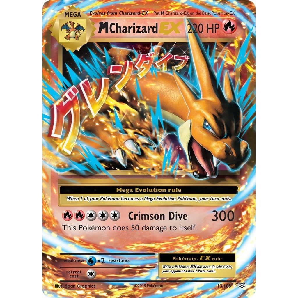 Image for M Charizard EX (13/108) (EVO) - Pokemon