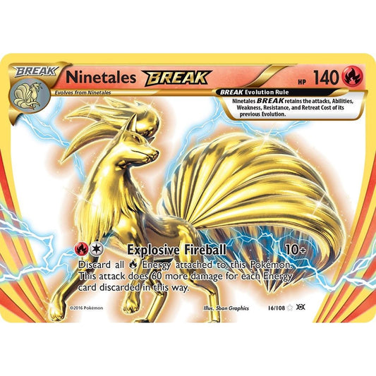 Image for Ninetales BREAK (16/108) (EVO) - Pokemon