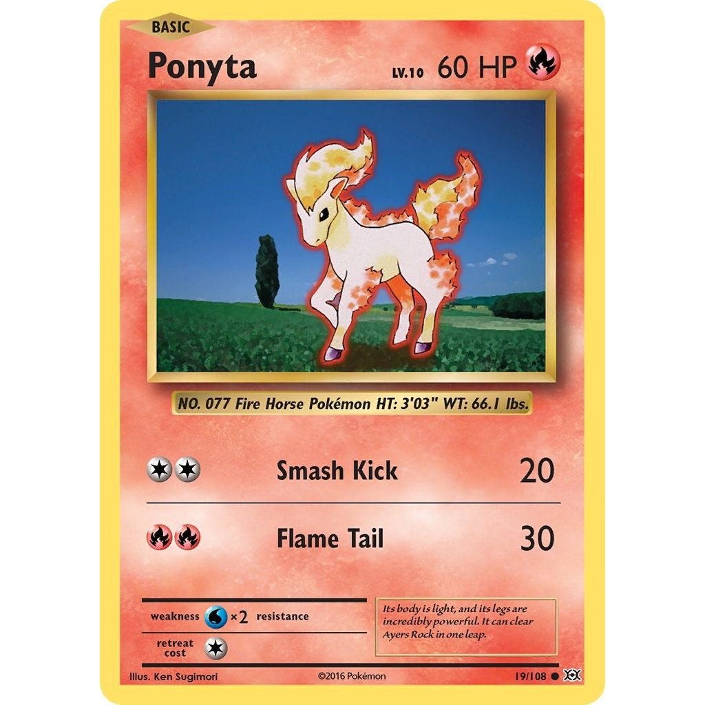 Image for Ponyta (19/108) (EVO) - Pokemon