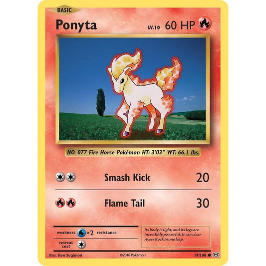 Image for Ponyta (19/108) (EVO) - Pokemon
