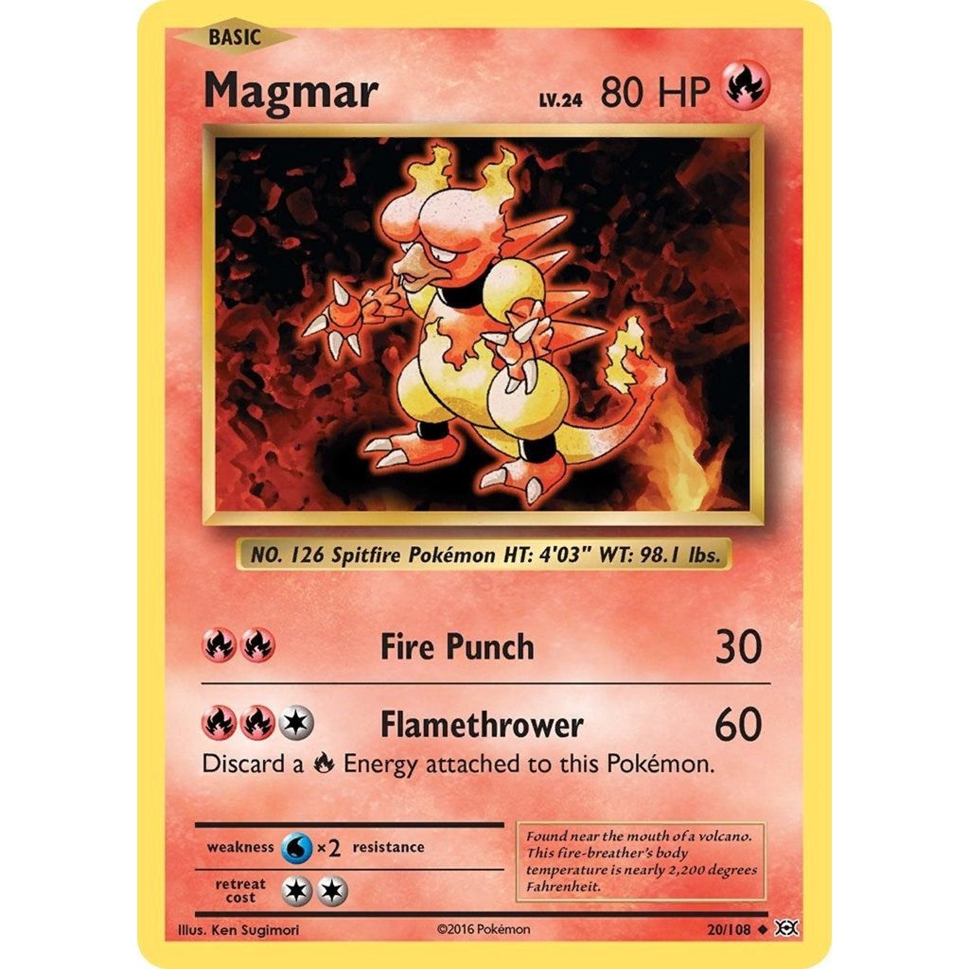 Image for Magmar (20/108) (EVO) - Pokemon