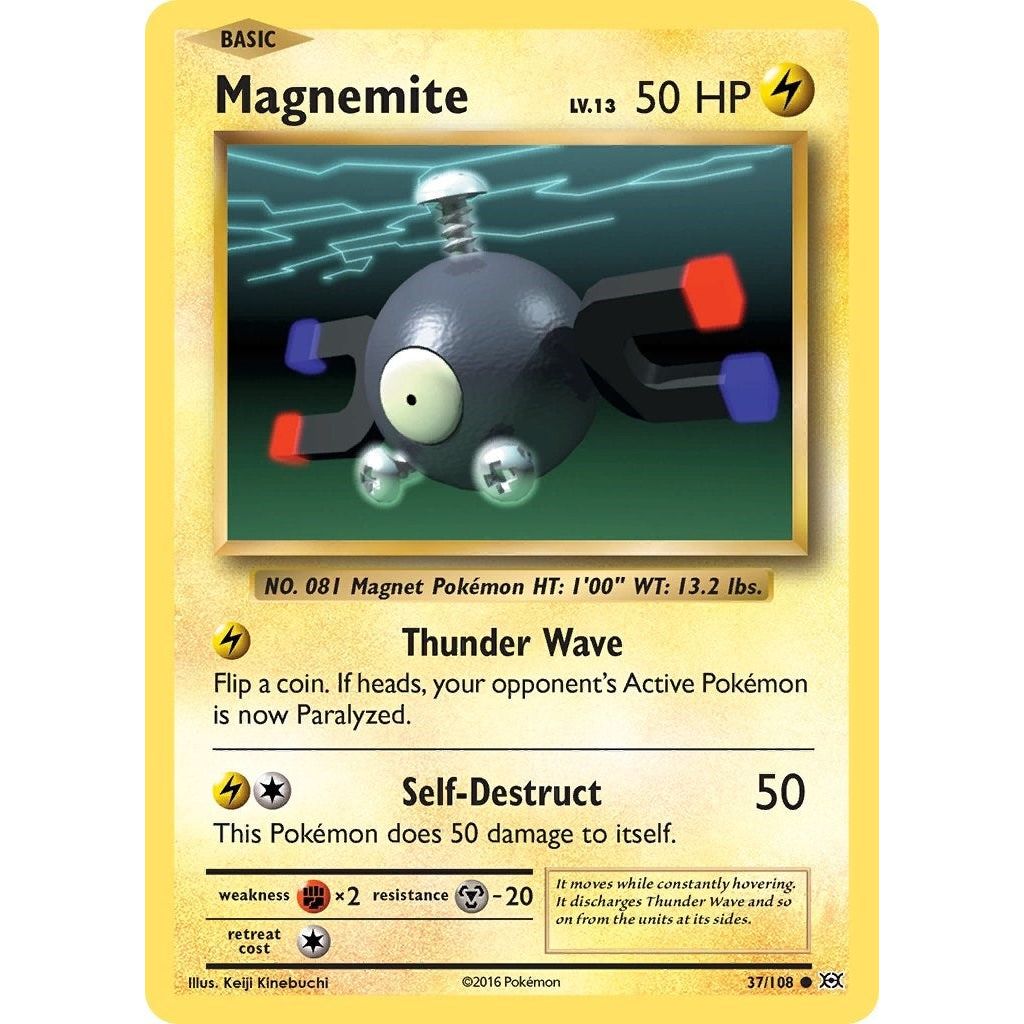 Image for Magnemite (37/108) (EVO) - Pokemon