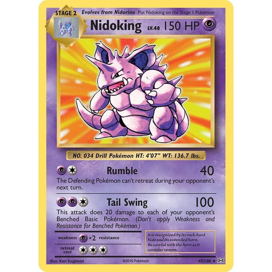 Image for Nidoking (45/108) (EVO) - Pokemon