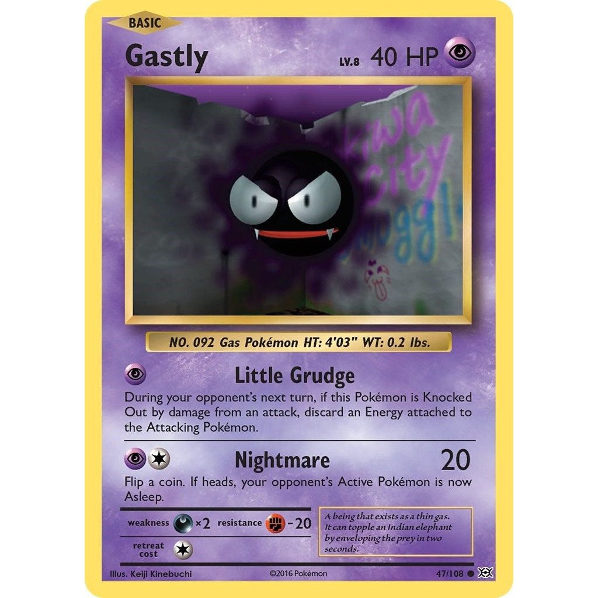 Image for Gastly (47/108) (EVO) - Pokemon