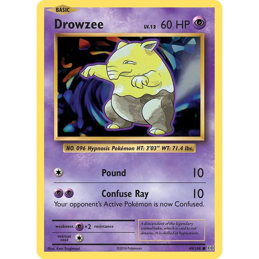 Image for Drowzee (49/108) (EVO) - Pokemon