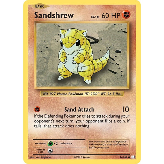 Image for Sandshrew (54/108) (EVO) - Pokemon