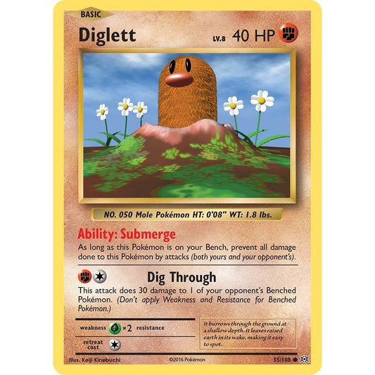 Image for Diglett (55/108) (EVO) - Pokemon