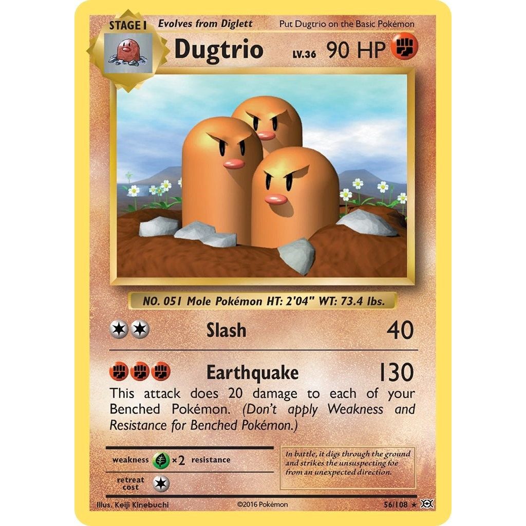 Image for Dugtrio (56/108) (EVO) - Pokemon