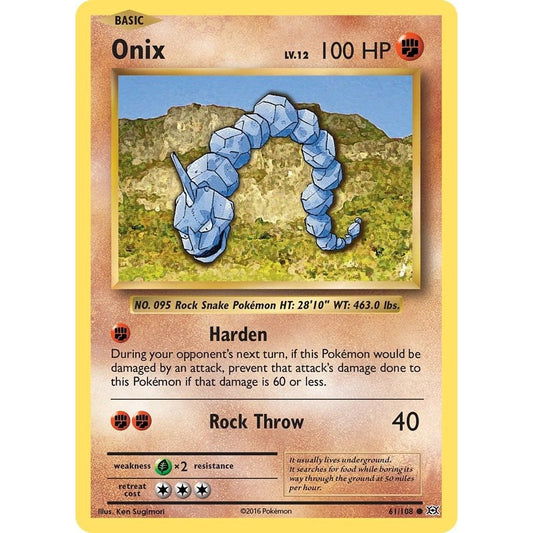 Image for Onix (61/108) (EVO) - Pokemon