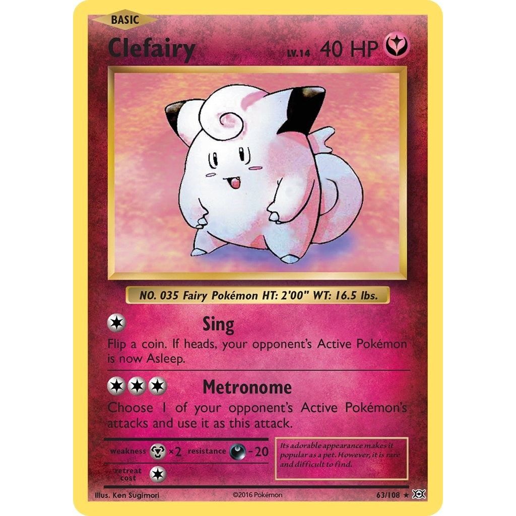 Image for Clefairy (63/108) (EVO) - Pokemon