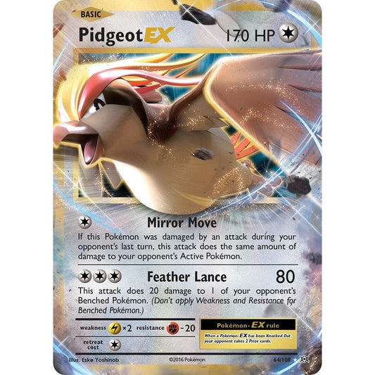 Image for Pidgeot EX (64/108) (EVO) - Pokemon