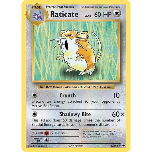 Image for Raticate (67/108) (EVO) - Pokemon