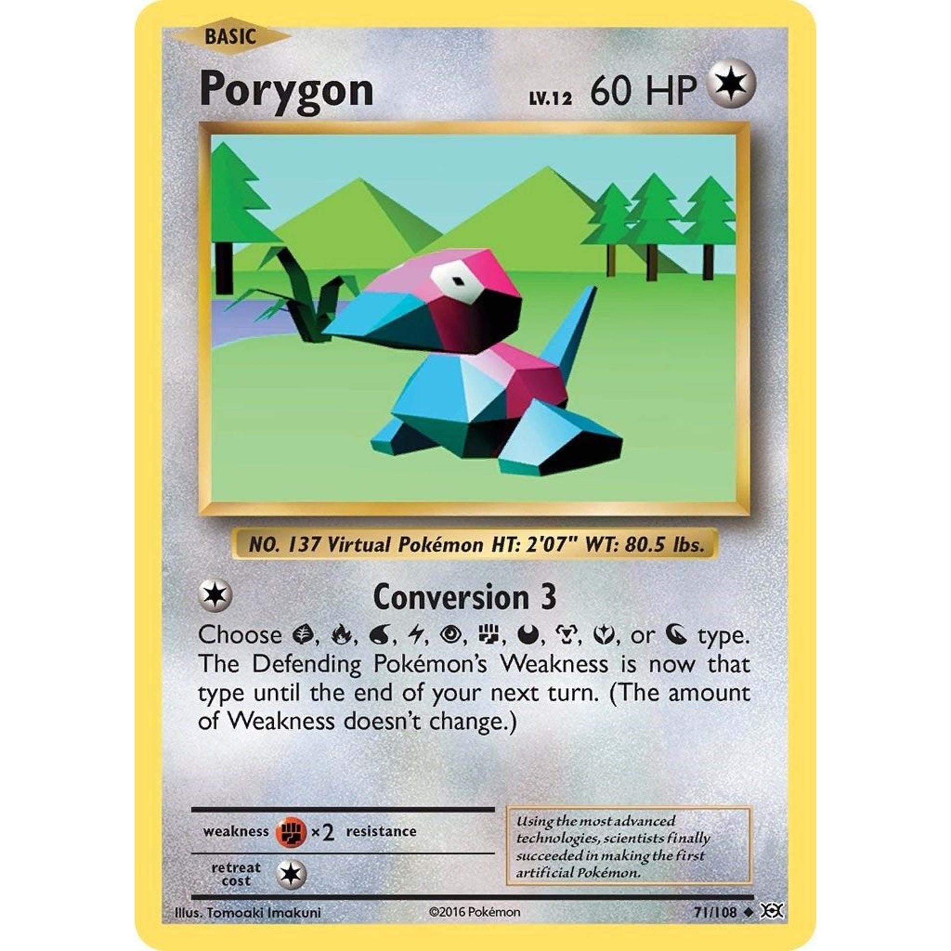 Image for Porygon (71/108) (EVO) - Pokemon