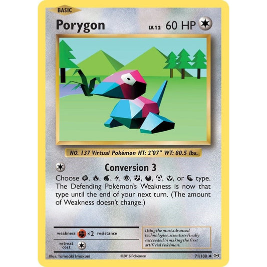 Image for Porygon (71/108) (EVO) - Pokemon