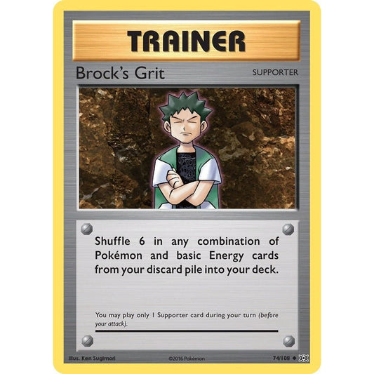 Image for Brock's Grit (74/108) (EVO) - Pokemon