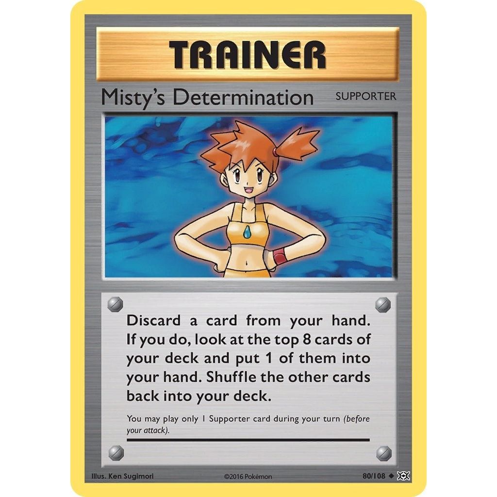 Image for Misty's Determination (80/108) (EVO) - Pokemon