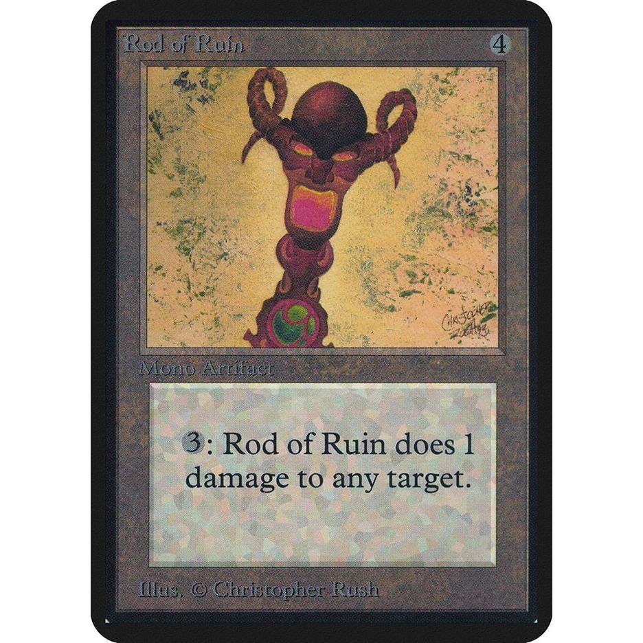 Image for Rod of Ruin (LEA) - Magic: The Gathering