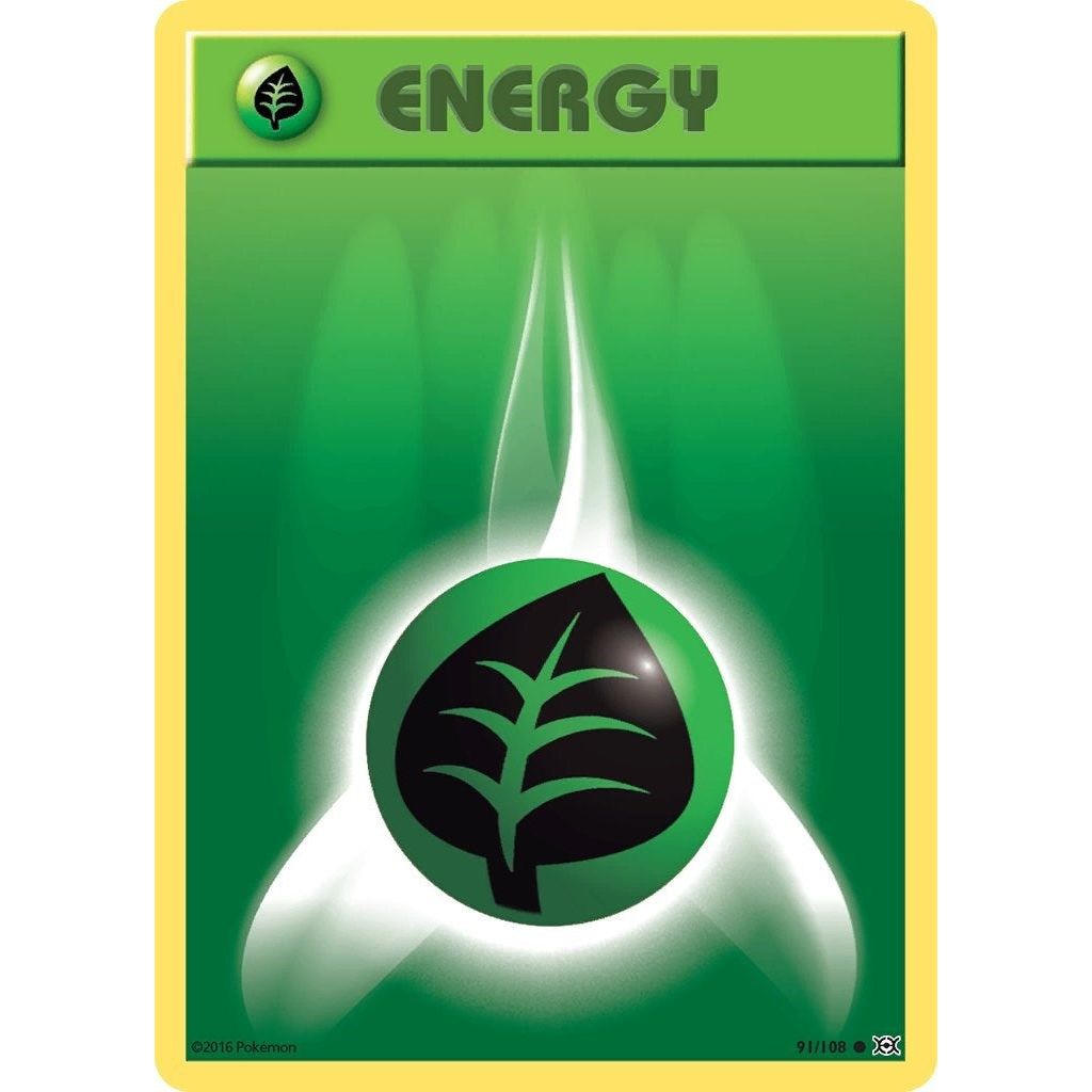 Image for Grass Energy (91/108) (EVO) - Pokemon