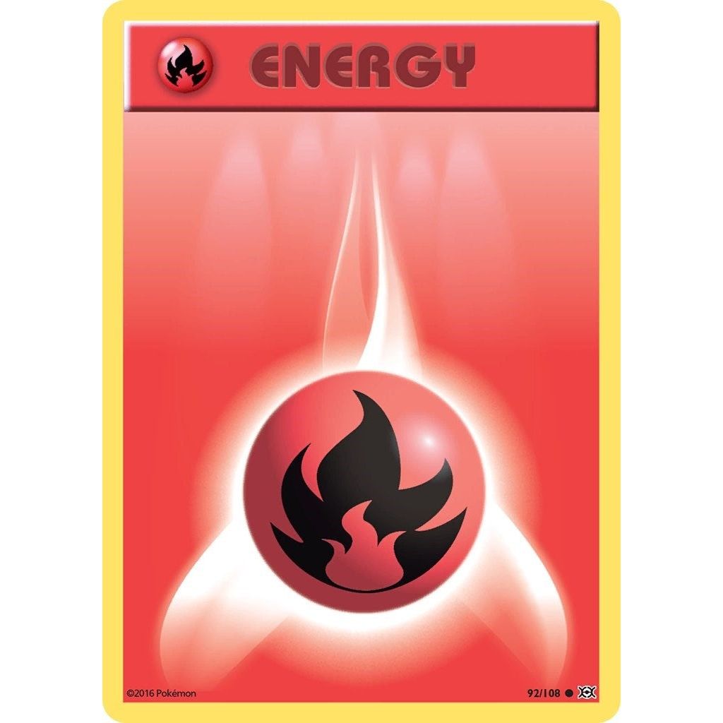 Image for Fire Energy (92/108) (EVO) - Pokemon
