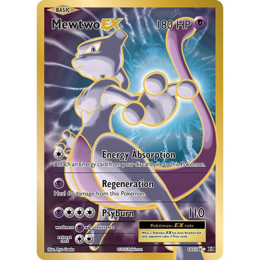 Image for Mewtwo EX (Full Art) (103/108) (EVO) - Pokemon