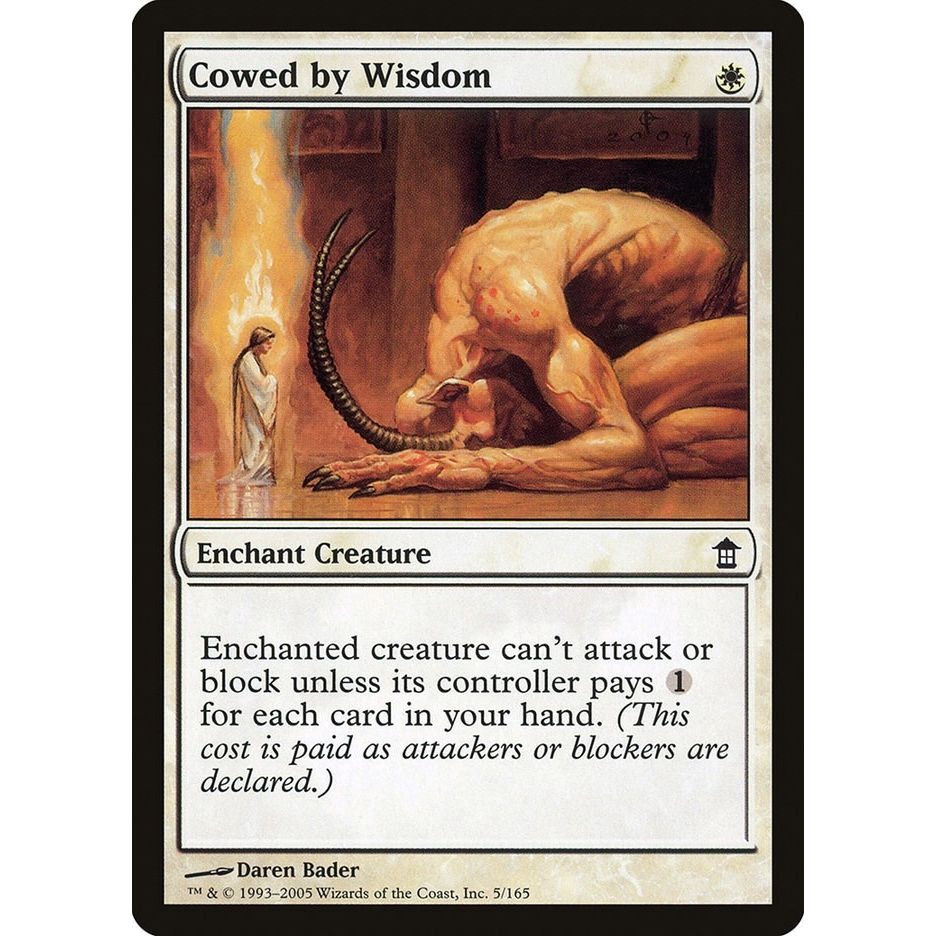 Image for Cowed by Wisdom (5) (SOK) - Magic: The Gathering