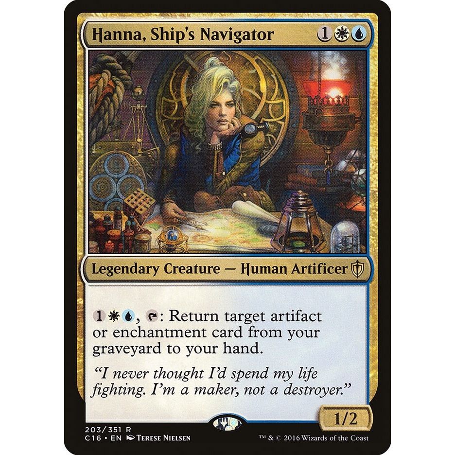 Image for Hanna, Ship's Navigator (203) (C16) - Magic: The Gathering