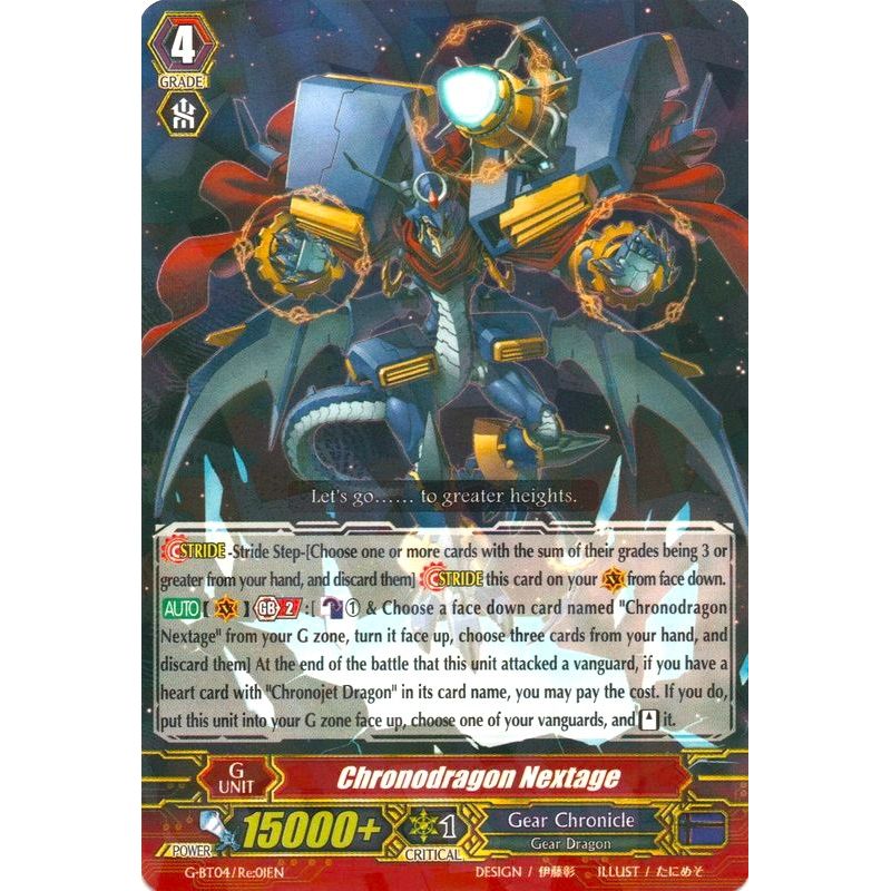 Image for Chronodragon Nextage (G-CB04/Re:01EN) (G-CB04) - Cardfight Vanguard