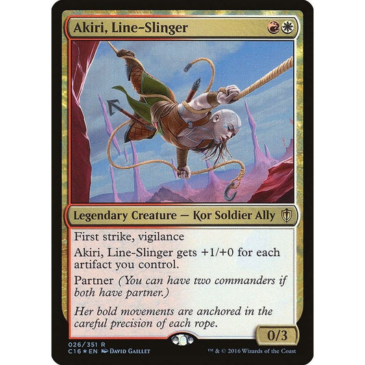 Image for Akiri, Line-Slinger (26) (C16) - Magic: The Gathering