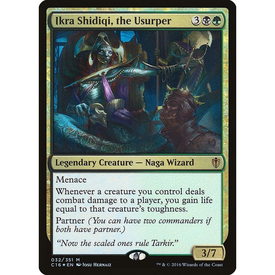 Image for Ikra Shidiqi, the Usurper (32) (C16) - Magic: The Gathering