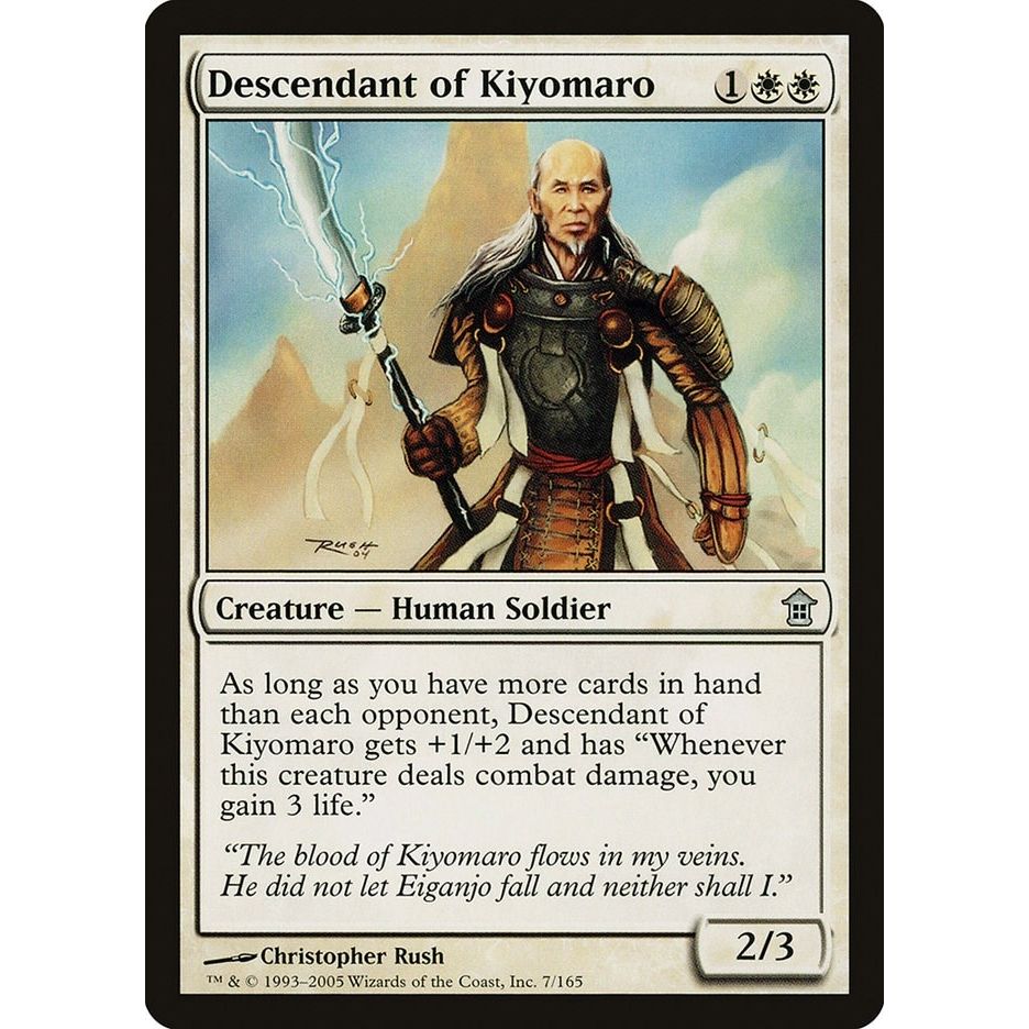 Image for Descendant of Kiyomaro (7) (SOK) - Magic: The Gathering