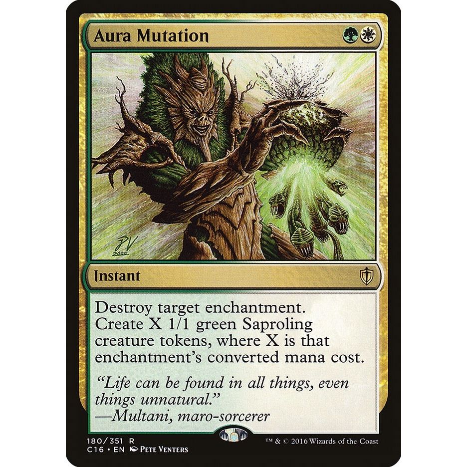 Image for Aura Mutation (180) (C16) - Magic: The Gathering