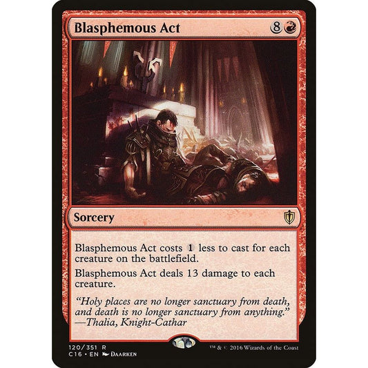 Image for Blasphemous Act (120) (C16) - Magic: The Gathering
