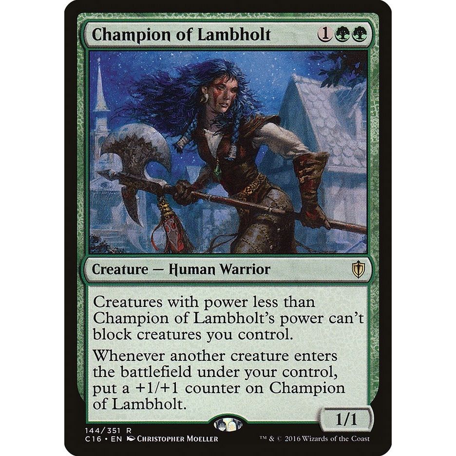 Image for Champion of Lambholt (144) (C16) - Magic: The Gathering
