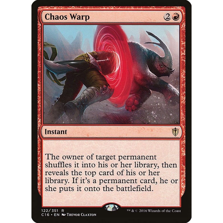 Image for Chaos Warp (122) (C16) - Magic: The Gathering