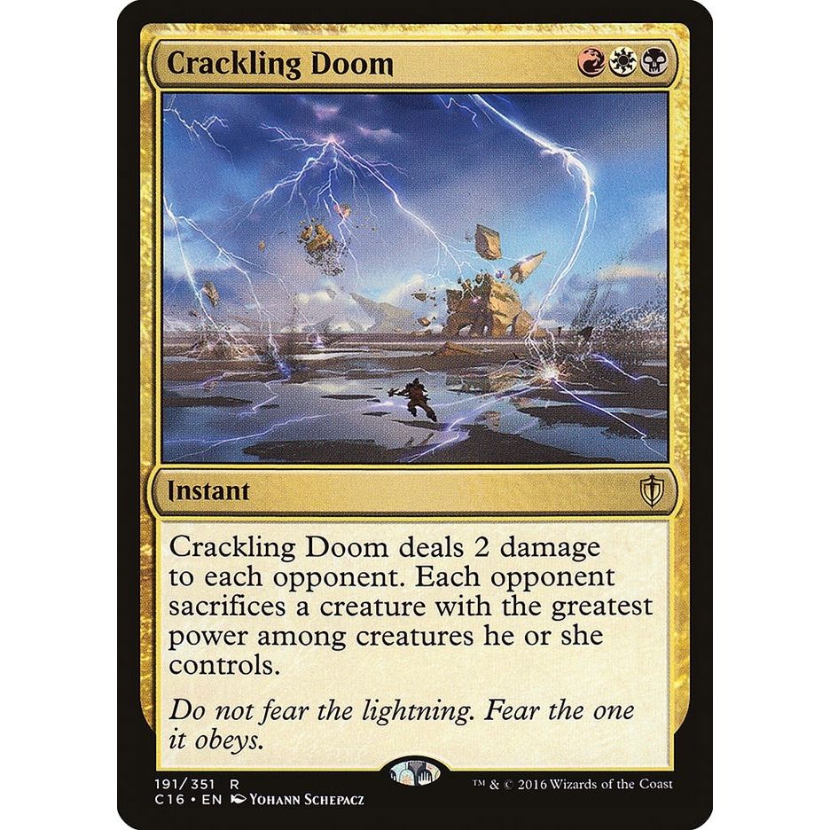 Image for Crackling Doom (191) (C16) - Magic: The Gathering