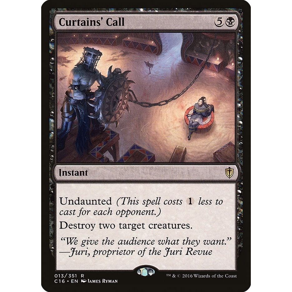 Image for Curtains' Call (13) (C16) - Magic: The Gathering