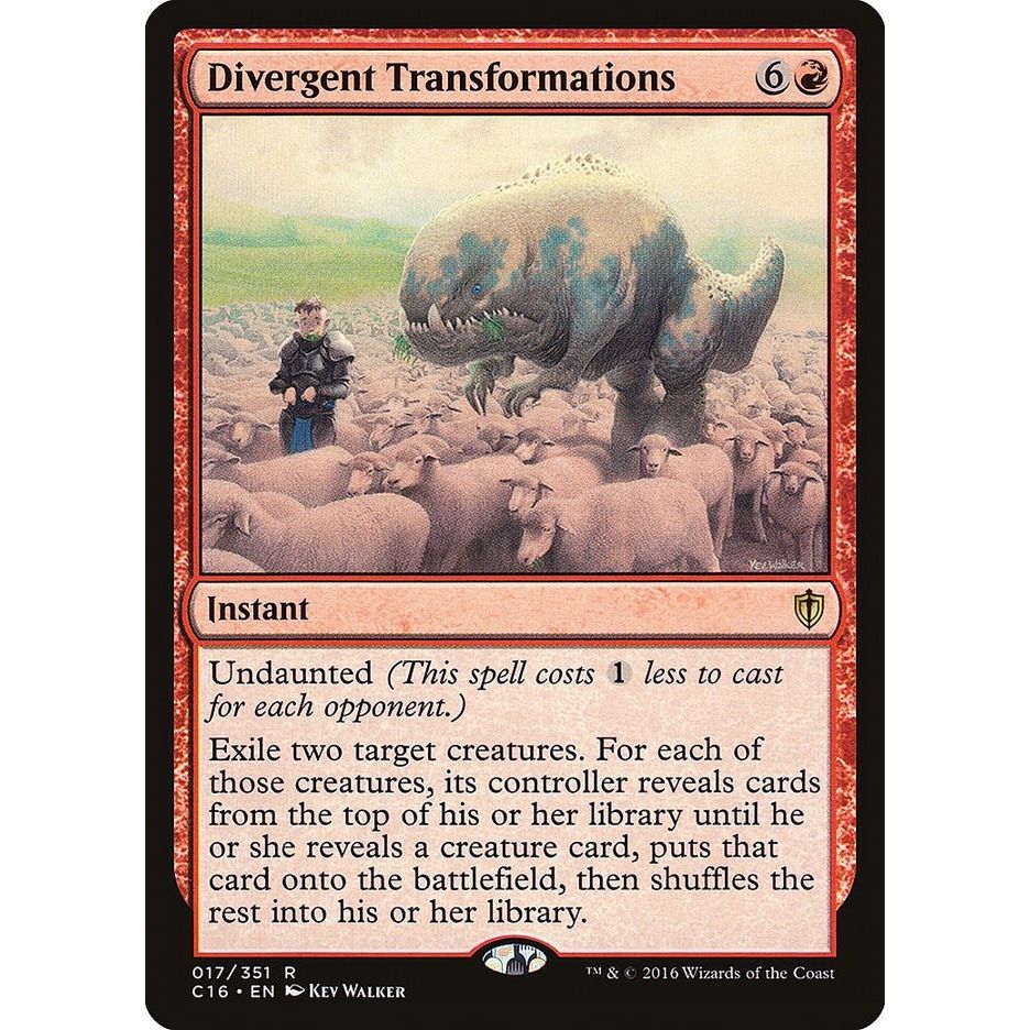 Image for Divergent Transformations (17) (C16) - Magic: The Gathering