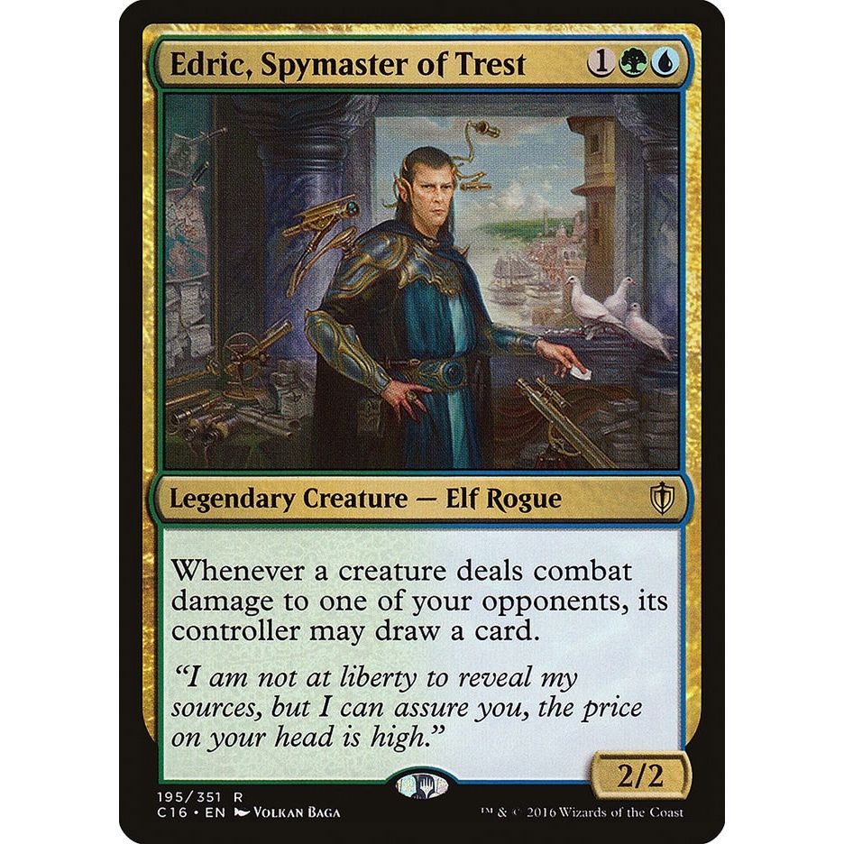 Image for Edric, Spymaster of Trest (195) (C16) - Magic: The Gathering