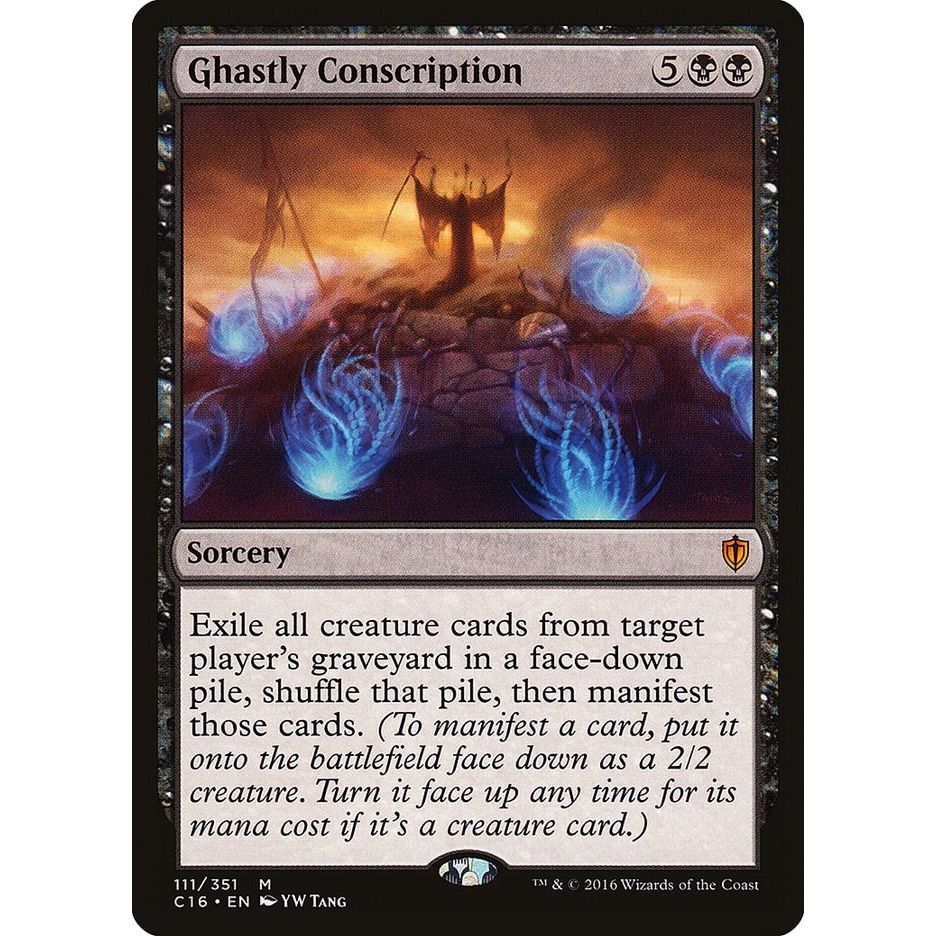 Image for Ghastly Conscription (111) (C16) - Magic: The Gathering