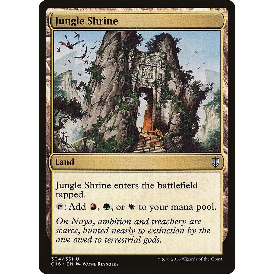 Image for Jungle Shrine (304) (C16) - Magic: The Gathering