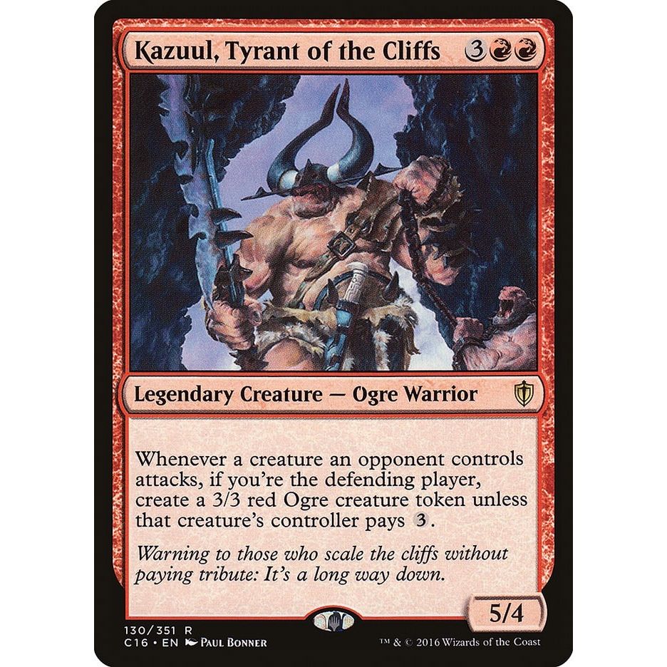 Image for Kazuul, Tyrant of the Cliffs (130) (C16) - Magic: The Gathering
