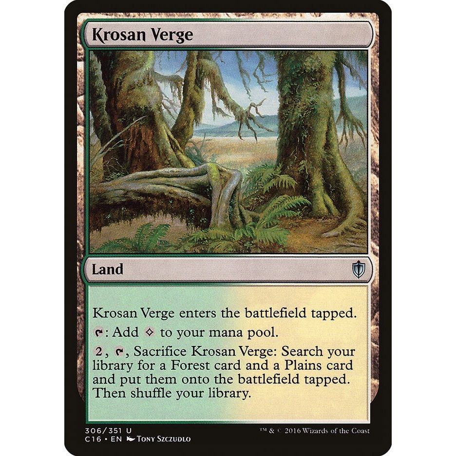 Image for Krosan Verge (306) (C16) - Magic: The Gathering