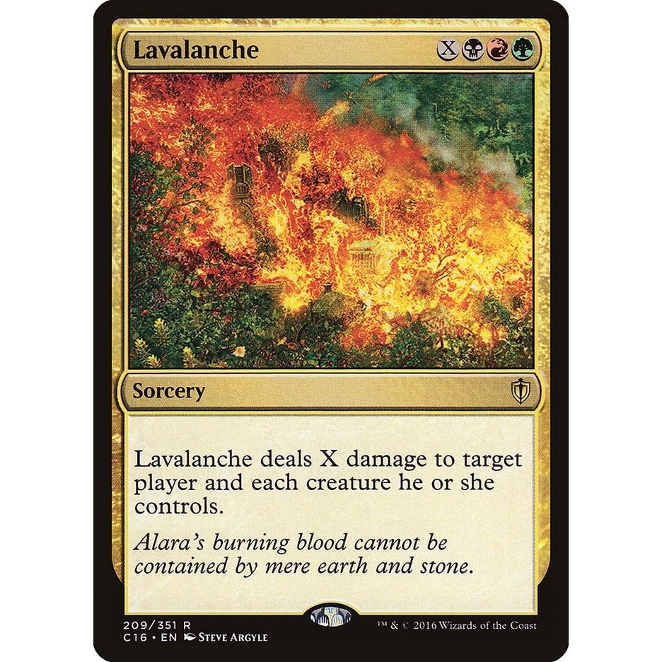 Image for Lavalanche (209) (C16) - Magic: The Gathering