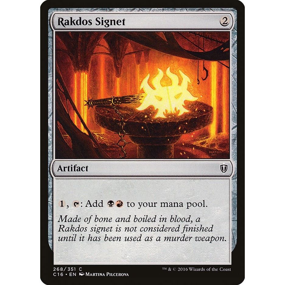 Image for Rakdos Signet (268) (C16) - Magic: The Gathering