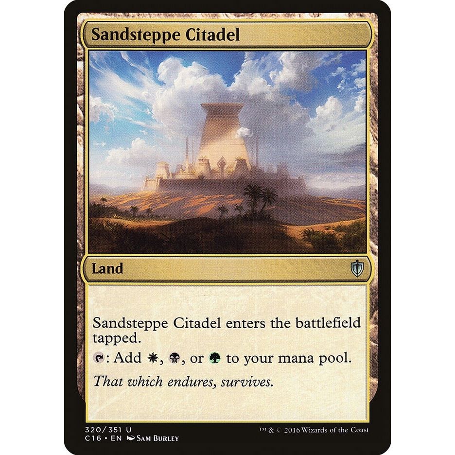 Image for Sandsteppe Citadel (320) (C16) - Magic: The Gathering