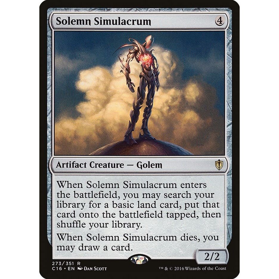 Image for Solemn Simulacrum (273) (C16) - Magic: The Gathering