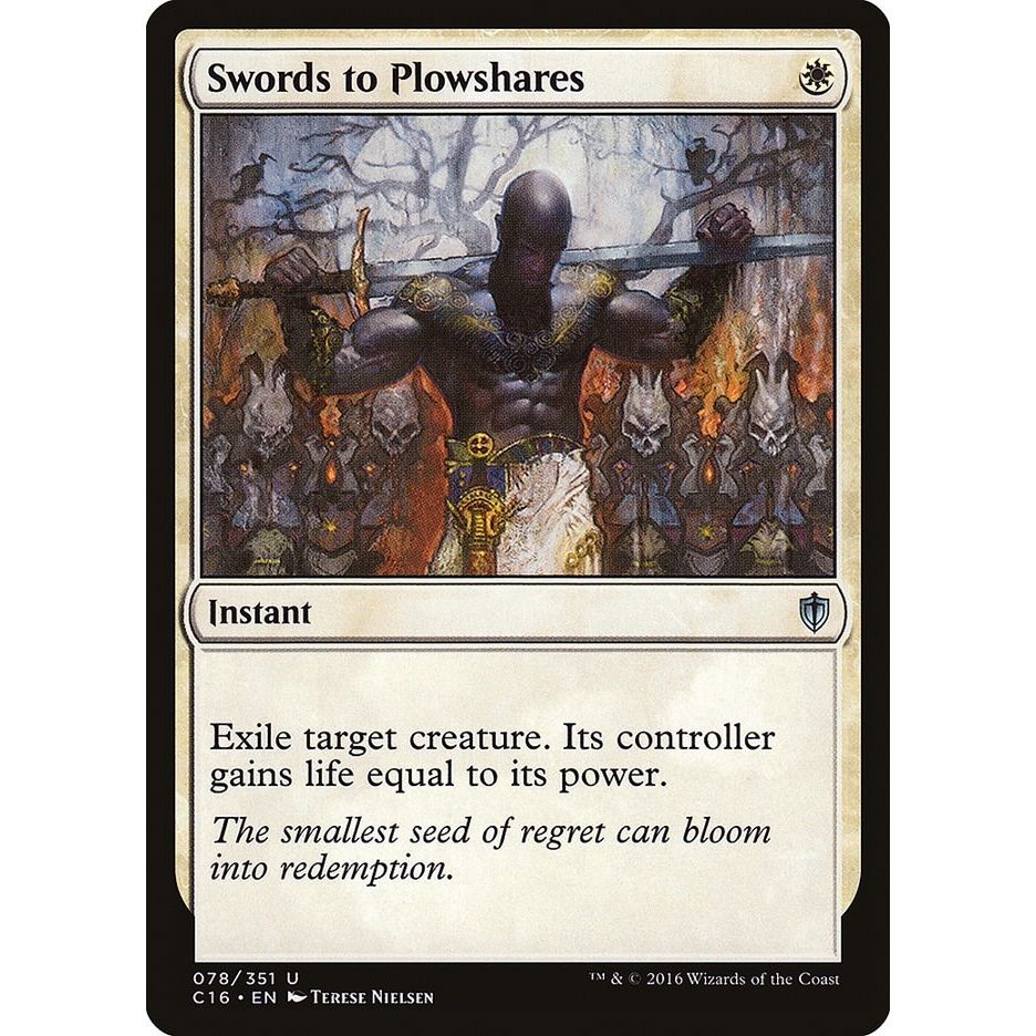 Image for Swords to Plowshares (78) (C16) - Magic: The Gathering