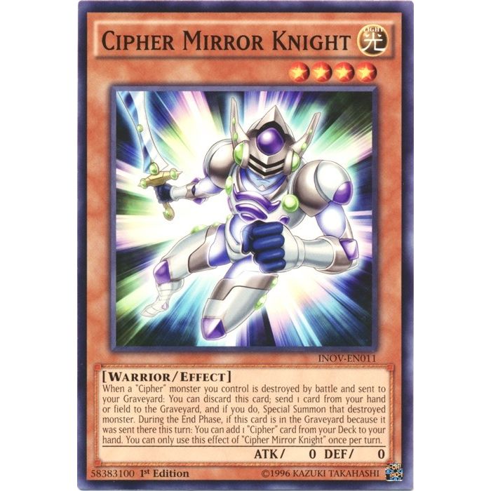 Image for Cipher Mirror Knight (INOV-EN011) (INOV) - YuGiOh