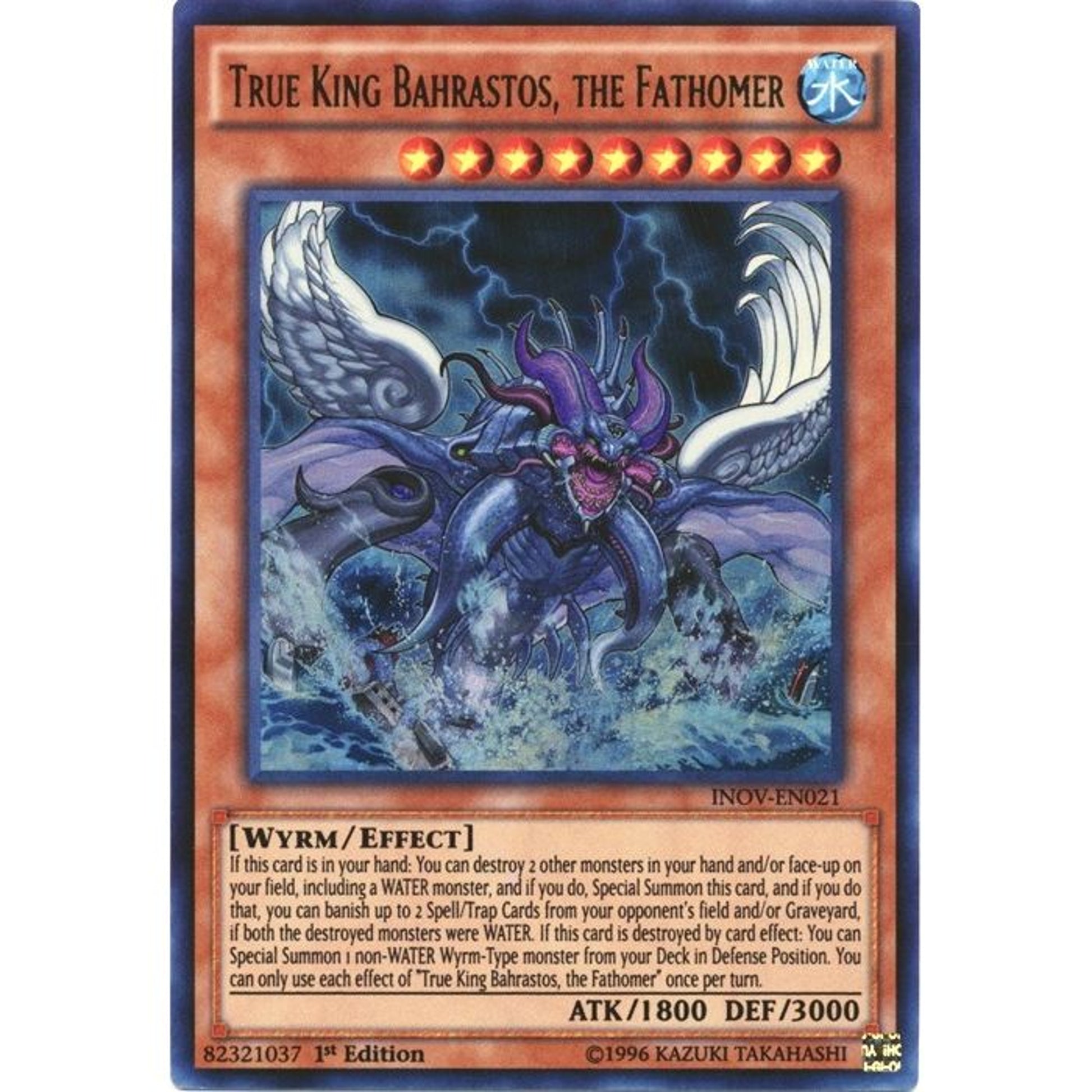 Image for True King Bahrastos, the Fathomer (INOV-EN021) (INOV) - YuGiOh
