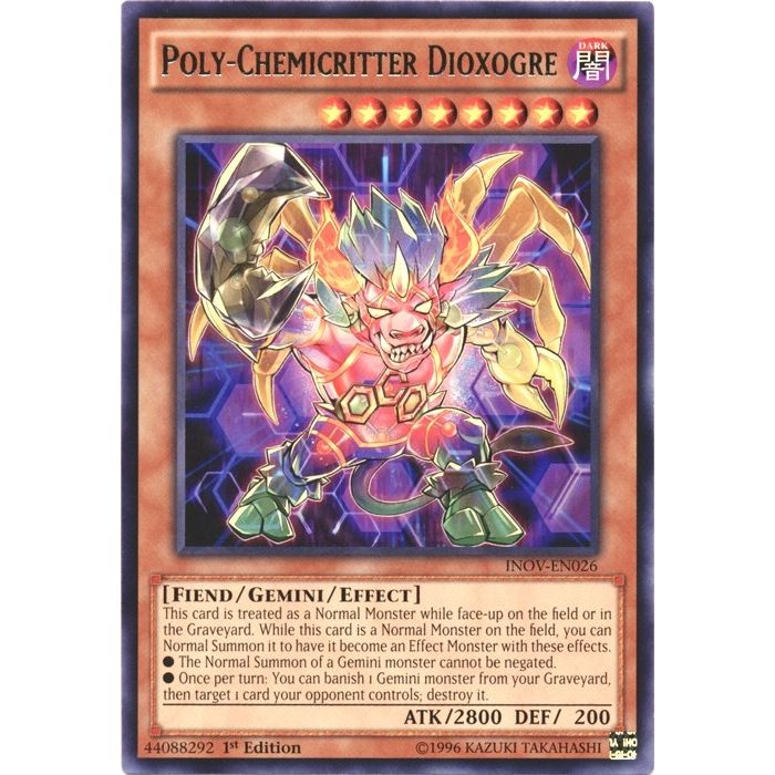 Image for Poly-Chemicritter Dioxogre (INOV-EN026) (INOV) - YuGiOh
